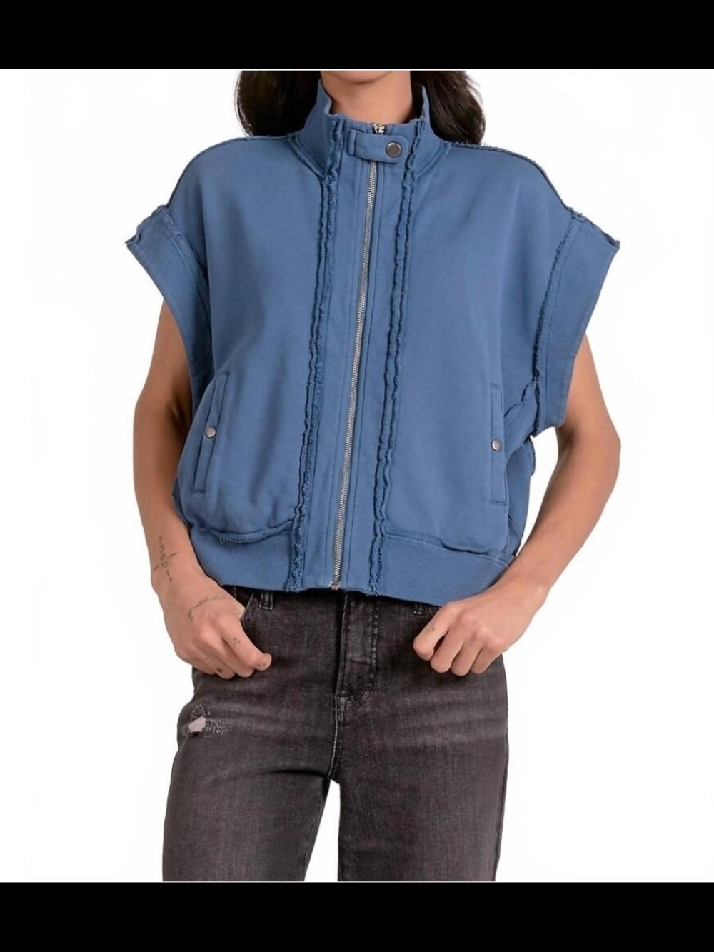 Elan Ainsley Sweatshirt Vest NWT ($78)